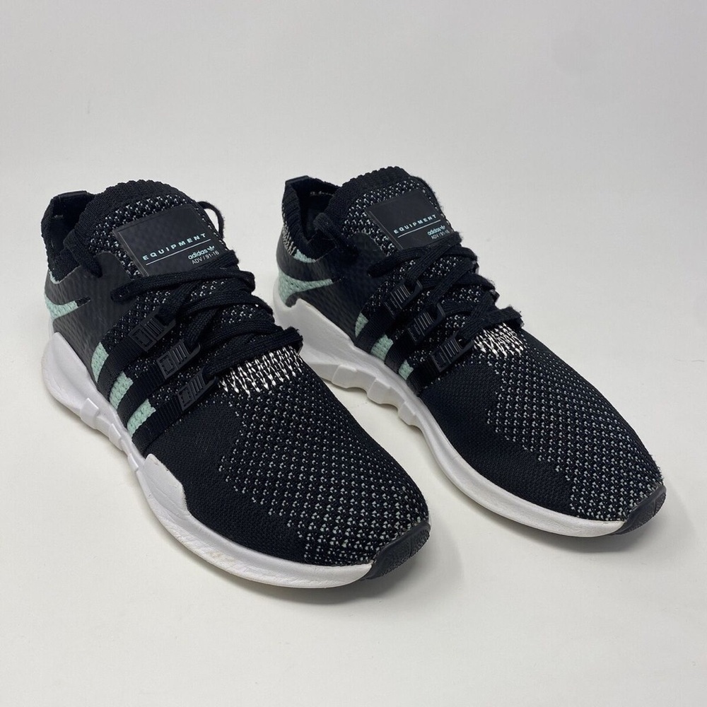 Adidas Original Shoes Women 7 Teal Black Equipment EQT support running sneaker